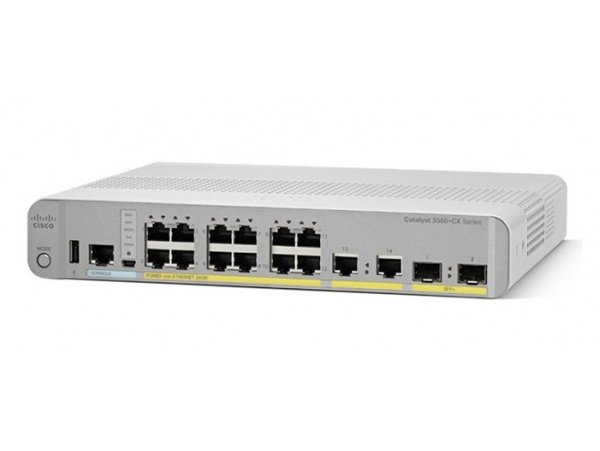 Cisco Catalyst 3560-CX 12 Port PoE, 10G Uplinks IP Base, WS-C3560CX-12PD-S